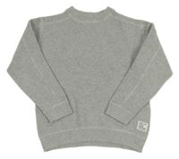 Sivý rebrovaný sveter Zara