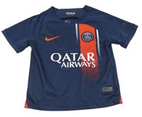 Tmavomodrý funkční fotbalový dres Paris Saint Germani Nike