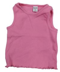 Ružový rebrovaný top Dopodopo