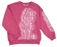 Ružová mikina s Garfieldem H&M