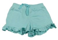 Belasé teplákové kraťasy s volánikmi zn. Matalan