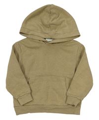 Piesková á mikina s vreckom a kapucňou H&M