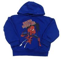 Zafírová oversize mikina so Spidermanem a kapucňou PRIMARK