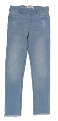 Světlemodré riflové džegíny ošoupaného vzhledu Denim Co.