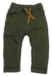 Khaki teplákové turecké rifle Ergee