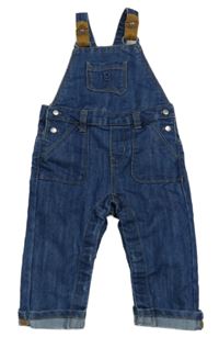 Modré riflové laclové kalhoty OBaïBi