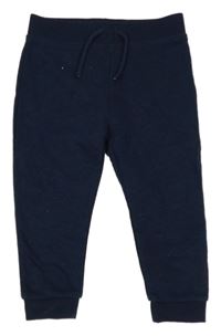 Tmavomodré melírované tepláky PRIMARK