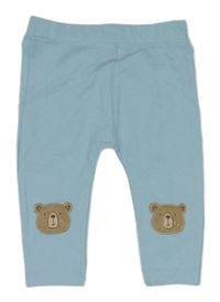 Svetlomodré turecké tepláky s medvedíkmi St. Bernard