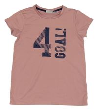 Staroružové funkčné športové tričko s číslom a nápisom crane