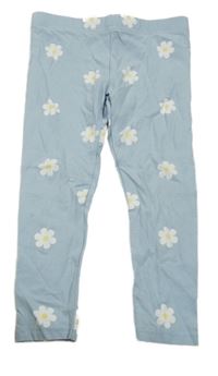 Svetlomodré kvetované legíny PRIMARK