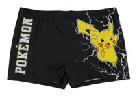 Čierne nohavičkové plavky s Pikachu Chapter young