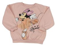 Růžová mikina s Minnie Disney