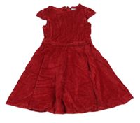 Červené menšestrové šaty Okaidi