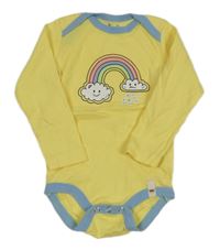 Žlté body s dúhou