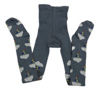 Modrošedé punčocháče s duhami 