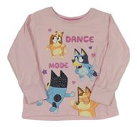 Růžové triko s Bluey Mothercare
