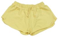 Žlté teplákové kraťasy Zara