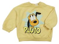 Žltá mikina s Plutem H&M