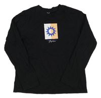 Černé triko s potiskem Jack & Jones