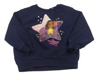 Tmavomodrá mikina s potiskem - Přání H&M