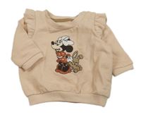 Pudrová mikina s Minnie a volánky C&A