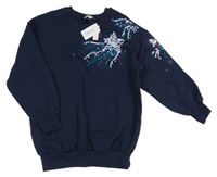 Nové - tmavomodrá mikina s hvězdami z flitrů George