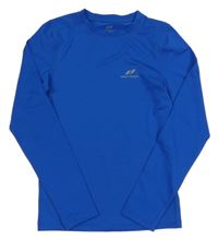 Modré sportovní triko s nápisem 