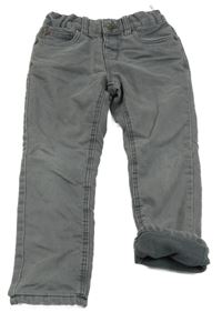 Šedé zateplené skinny rifle C&A