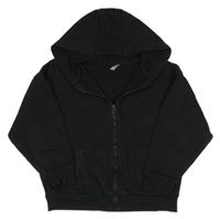 Čierna prepínaci mikina s kapucňou George