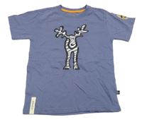 Fialové tričko s losem 