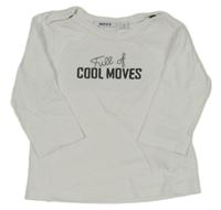 Bílé triko s nápisem Mexx