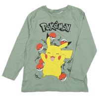 Zelené tričko s Pikachu Primark