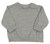 Sivá melírovaná ľahká mikina H&M