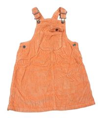 Oranžové menšestrové na traké šaty Tu