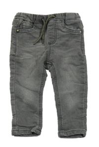 Světlešedé teplákové zateplené skinny rifle Next