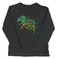 Antracitové triko s dinem Primark