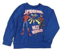Tmavomodrá mikina so Spidermany