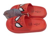 Nové - Červené gumové pantofle se Spidermanem Marvel vel. 33