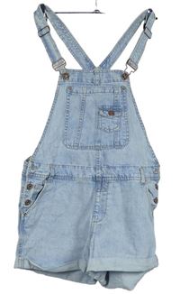 Dámské světlemodré riflové laclové kraťasy Denim 