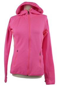 Dámská neonově růžová sportovní mikina s kapucí H&M