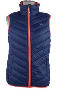 Dámska tmavomodrá šušťáková zateplená funkčná vesta 211 of Sweden