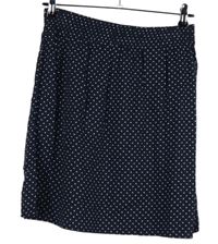 Dámska tmavomodrá bodkovaná sukňa C&A