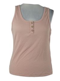 Dámský světlerůžový žebrovaný top 