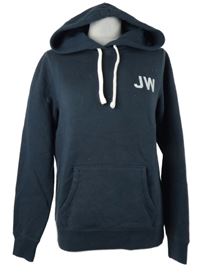 Dámská tmavomodrá oversized mikina s nápisy a kapucí Jack Wills 