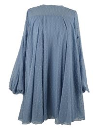 Nové - Dámská modrošedá vzorovaná šifonová tunika Boohoo 