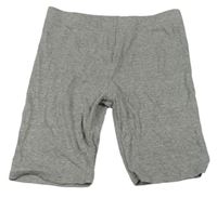 Sivé rebrované kraťasy Primark