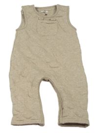 Béžové zateplené laclové tepláky Mamas&Papas