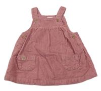 Ružové manšestové šaty Next