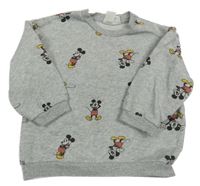 Svetlosivá mikina s Mickey Mousem H&M