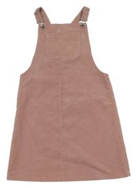 Světlerůžové laclové manšestrové šaty Candy couture